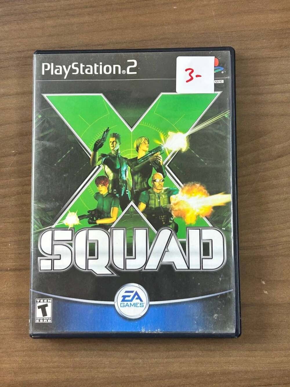 X-Squad Sony PlayStation 2 PS2 2000 EA Games Disc & Case No Manual